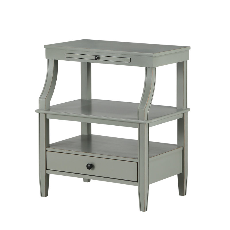 Table de bout Table de chevet moderne, Gris antique