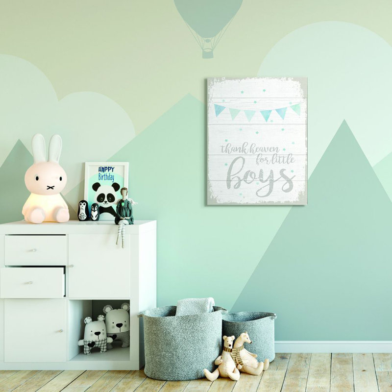 Art de conception de mots pour enfants remerciement pour enfants Hanlon, H 30 po x l 40 po x P 1,5 po, Toile