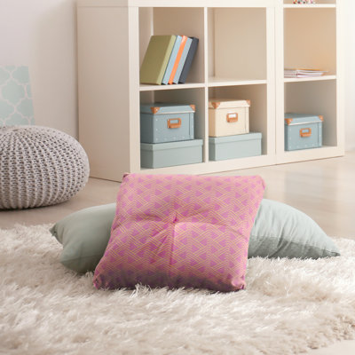 Coussin de sol zig zag classique