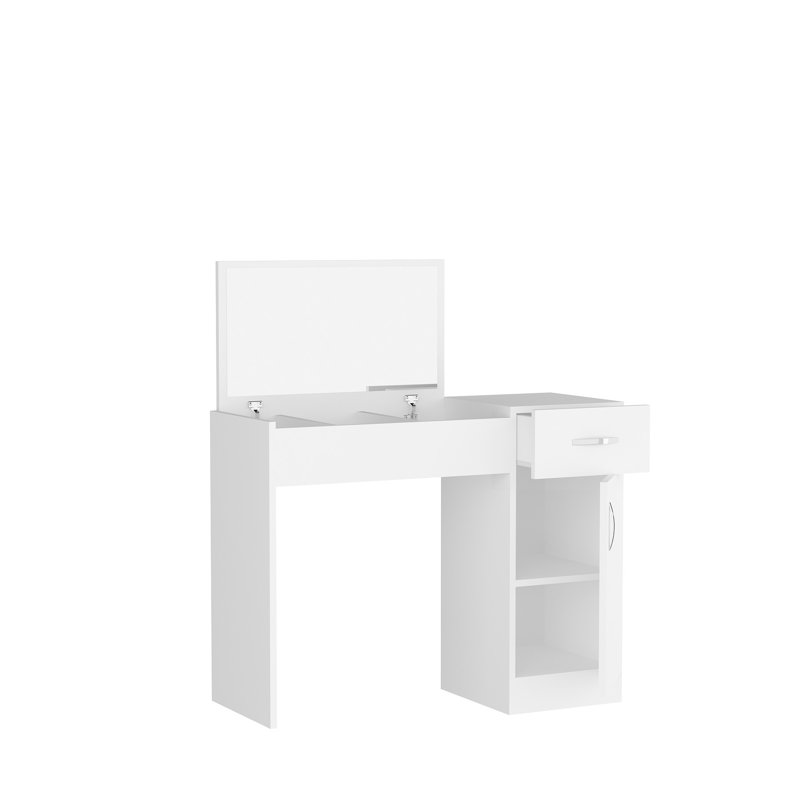 Coiffeuse avec miroir Hinderliter