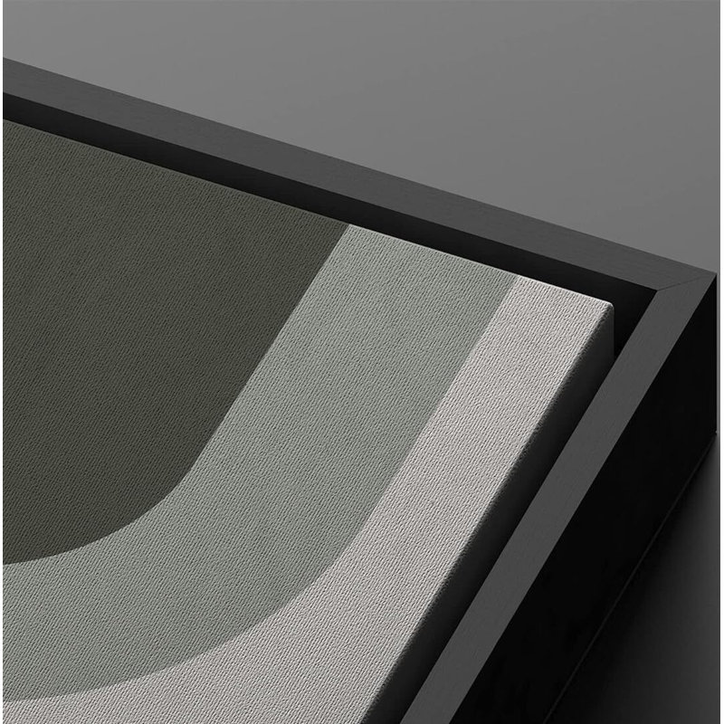 «Mid Century Modern Boho Green», motif géométrique pastel de formes abstraites bohémiennes sur toile, reproduction de 2 pièces