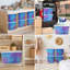 Bacs de rangement en plastique 14,5 gallons avec couvercles empilables pour l'organisation de la maison SimplyKleen