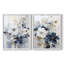 «FLORAL Series CCLxxiv», reproduction encadrée de qualité supérieure - prête à être accrochée - aucun clou requis - aucun clou requis-107998609-107998624
