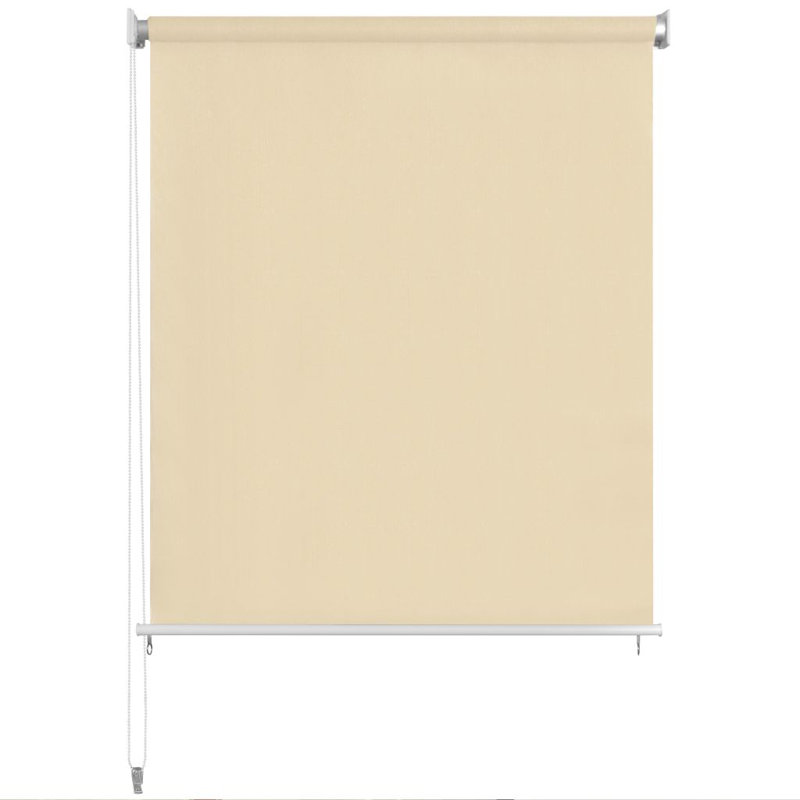 Room Darkening Roll-Up Shade, Cream, 180cm W X 140cm L
