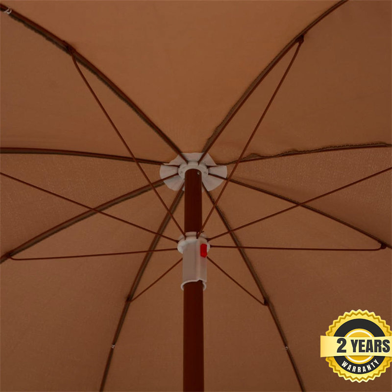 Emmalynn 155cm Market Parasol, Taupe