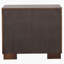 Table de chevet 2 tiroirs Polk Cappuccino