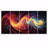 Creight - Waves Wall Art Decor 5 Piece-106424683