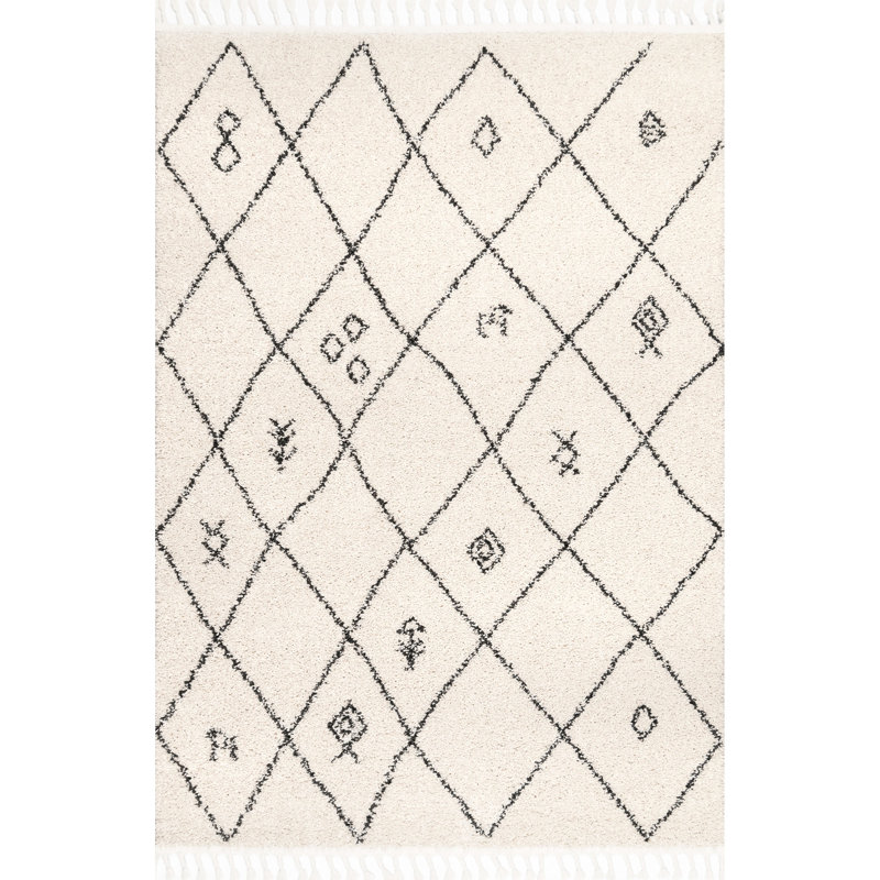 Josué Moroccan Indoor Rug, Rectangle 4' x 6'
