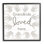 «Grandkids Loved Here Fun Family Grandparents Handprints» par Annie Lapoint - cadre photo, art textuel sur bois