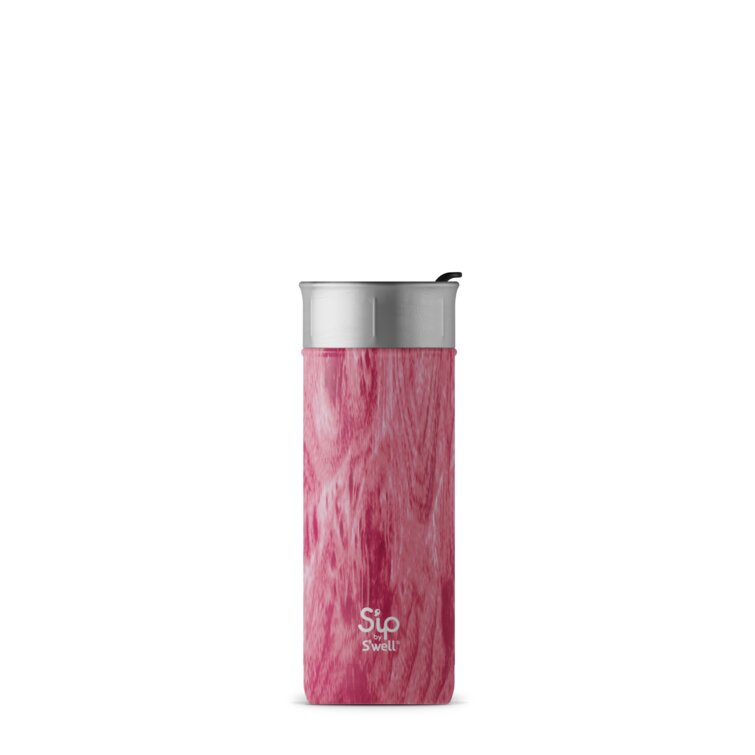 Rose Arbor S'well S'ip Stainless Steel Travel Mug - 16oz - Double-Walled Vacuum-Insulated