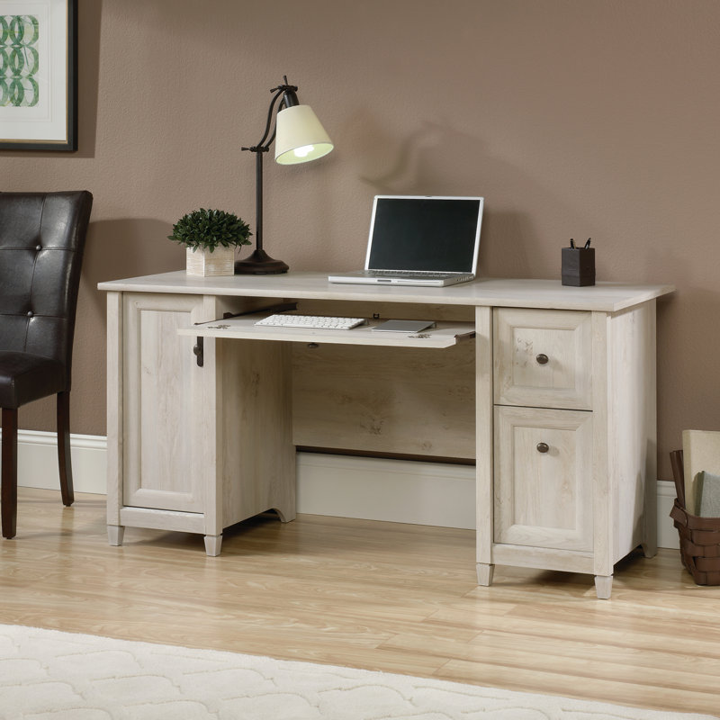 Computer Desk with Slide-Out Keyboard Tray
