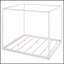 Stylish Canopy Platform Bed with Support Legs for Enhanced Stability and Elegant Bedroom Decor-769297816
