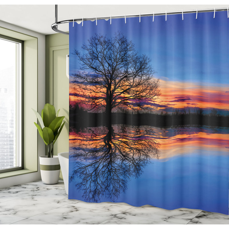Ensemble de rideau de douche magique nature twilight, H 75 po x l 69 po