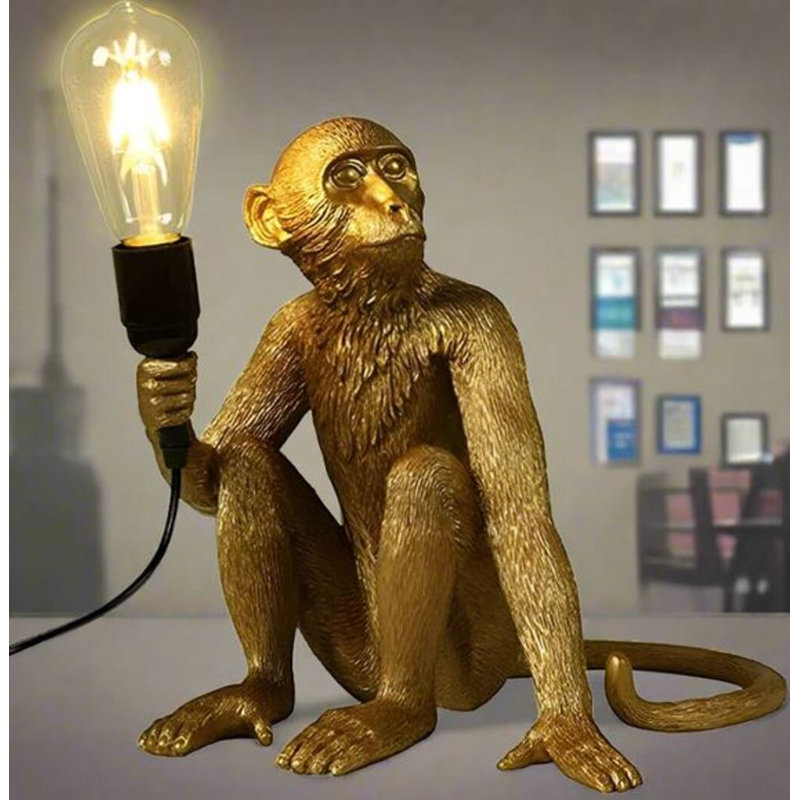 Simios Resin Table Lamp