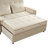 Upholstered Sleeper Bed, Pull Out Sofa Bed Couch Attached Two Throw Pillows, Comfy Sofa-994569176