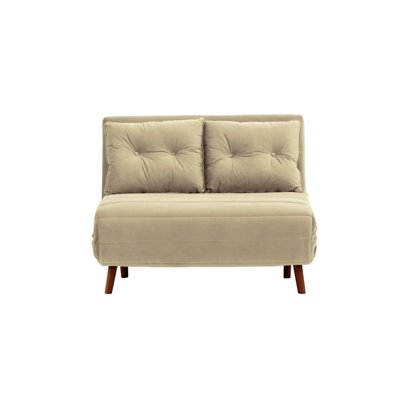 Rolen 2 Seater Sleeper, Beige, Reddish Brown