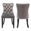 Chaises de salle à manger capitonnées en velours à oreilles-880669728-880669742