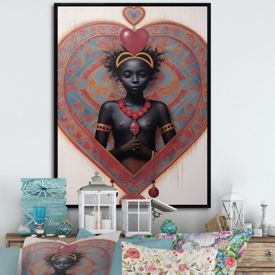 «Lady Erzulie Yoruba Goddess Of Love», reproduction sur toile