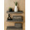 Tablette flottante à rebords pour photos flottantes en bois massif pour photos, art et décoration