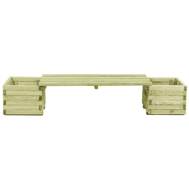 Dunleith Solid Wood Pine Outdoor Bench