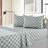 Lux Decor Collection 4 Pc Soft Microfiber Bed Sheets Set Geometric Quatrefoil Bedding-456703912-456577150