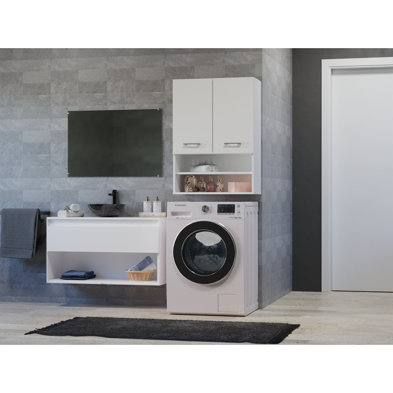 Hilkowski Bathroom Cabinet, White