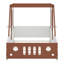 Lit plateforme simple en bois en forme de voiture pour enfants Aimani