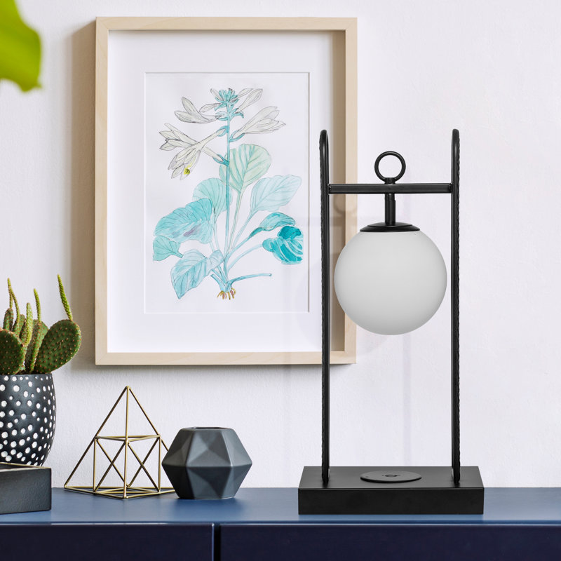 Lampe de chevet de table USB à changement de couleur H 17 po Shameka