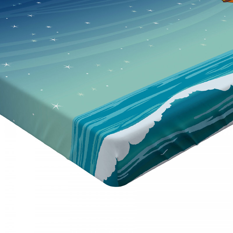 Ocean Microfiber Fitted Sheet, Twin XL Fitted Sheet