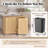 Double 2x13 Gallon Pull-Out Trash Can Cabinet-137449950