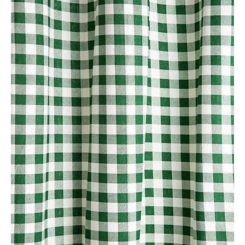 Thermalogic Plaid Room Darkening Thermal Tab Top Curtain Panels, Green, 40" W x 84" L
