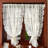 2 Panels French Curtains Lace Gauze for Living Room Cream Retro Wavy Edge Bedroom Bay Window Embroidery Curtain Door White Tulle Rod Pocket-2057357368