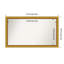 Townhouse Gold Non-Beveled Bathroom Wall Mirror-1016737283