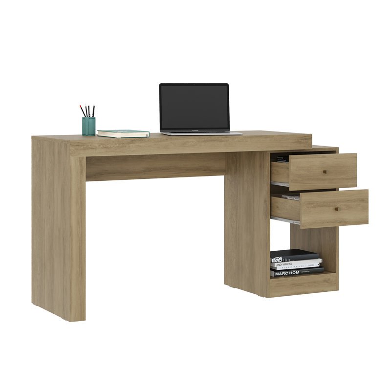 Bureau à domicile extensible, Marron clair