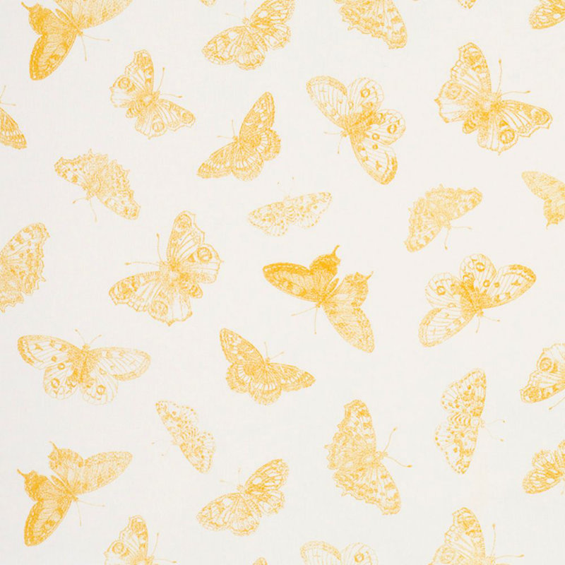 Tissu Burnell Butterfly, Jaune