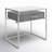 Glass End Table with Storage-2087749659