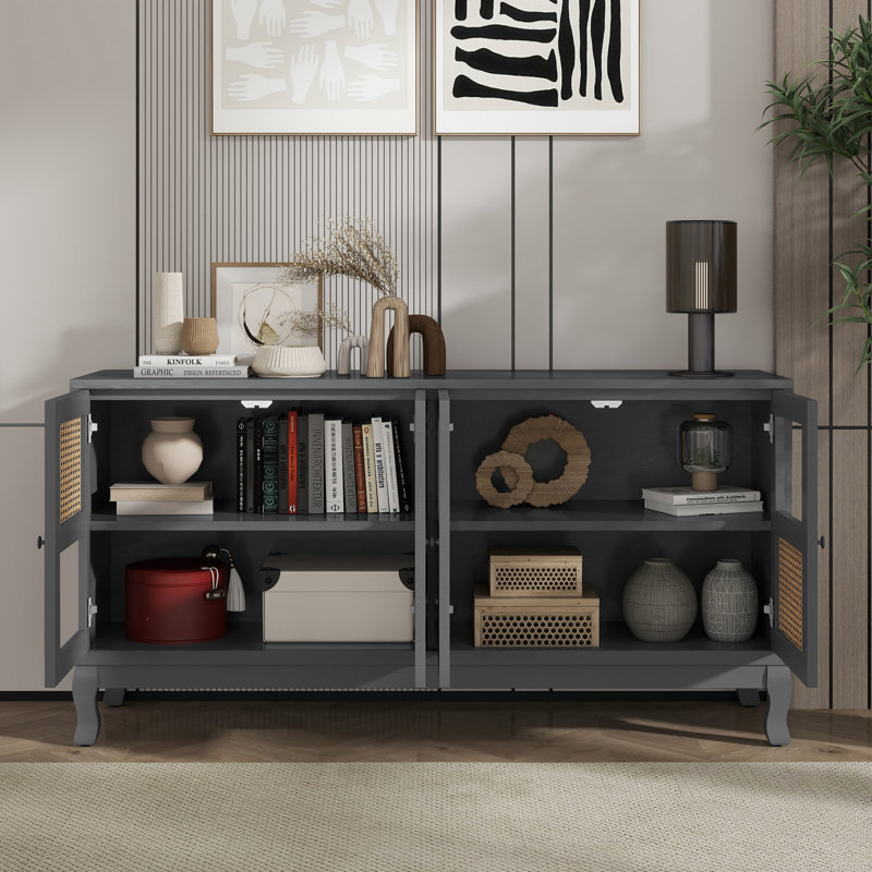Buffet, Gris foncé antique