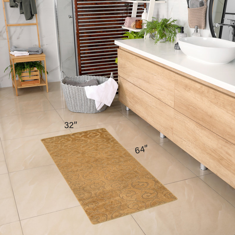 Tapis de cuisine Design, Beige, Rectangle 2 pi 8 po x 5 pi 4 po
