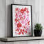 «Red and Pink Artsy Flowers» par Garima Dhawan, reproduction d'art sur toile-1558188909-1558188906-1558188907