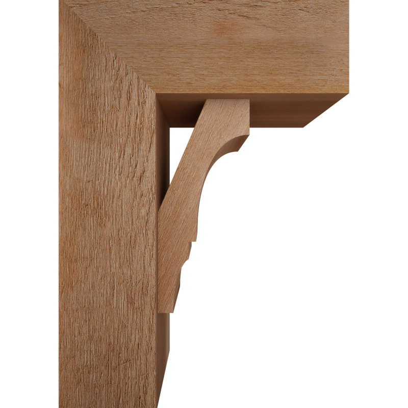 Support de bloc Balboa avec entretoise décalée, 26 x 18, Cèdre rouge occidental de l 8 po (scié brut)
