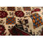 Hand-Knotted Rizbaft Red Wool Rug 3'5" X 6'0"