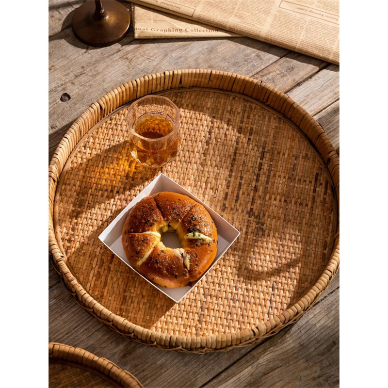 Carigan Wood Tray, 1.57" H x 15.94" W x 15.94" D