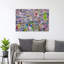 Histoires de jardin fantaisistes - Affiche murale abstraite et colorée de fleurs naturelles modernes-541261157