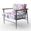 Chaise rembourrée Paisley - Fauteuil Teardrops-72508515
