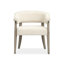 Table de salle à manger extensible rectangulaire avec 2 bancs, 2 chaises et une desserte-124455363