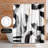 Strayer Polyester Abstract Shower Curtain