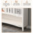 White Rectangular Solid Wood Console Table-758825956