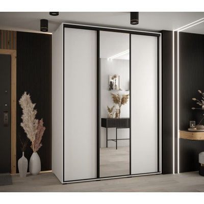 Avroham 3 Door Manufactured Wood Wardrobe