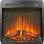Electric Fireplace Insert With  Thin Heater, Realistic Flame, Log Set, Remote Control, And Overheating Protection