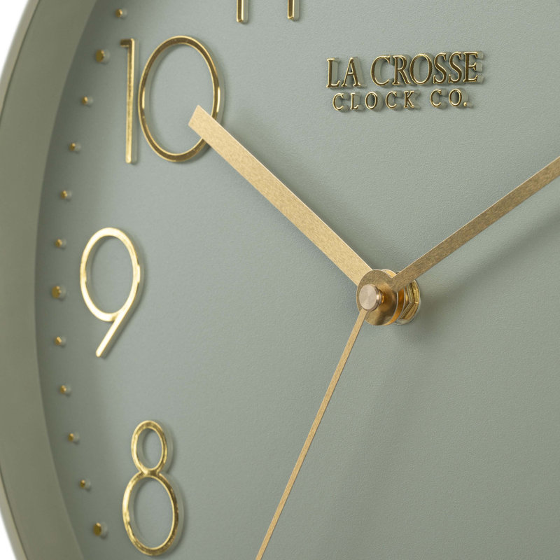 Horloge murale 12 po Paxton, Green